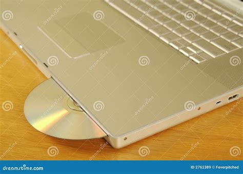 dvdcd laptop stock image image  software player