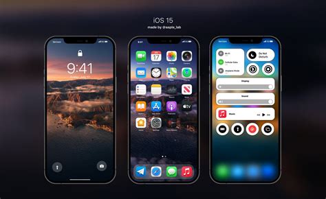 amazing ios  concept shows completely redesigned control center rounded icons