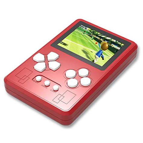 portable handheld game console built   retro fc video games  screen rechargeable