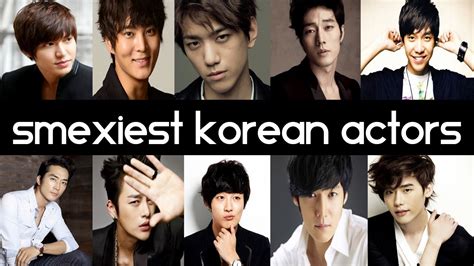 Top 10 Sexiest Korean Dramas Actors Of 2014 Top 5 Fridays Youtube