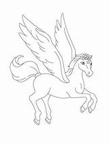 Coloring Flying Pegasus Horse Pages Color Printable Pony Unicorn Kids Colouring Little Supercoloring Drawing Incredible Print Choose Board Prints sketch template