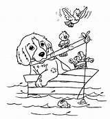 Fishing Coloring Pages Dog Kids Puppy Printable Fish Animal Book Summer Bestcoloringpagesforkids Designlooter Fathers Drawings Visit Popular 36kb sketch template