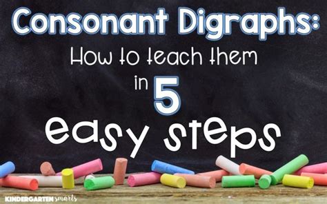 consonant digraphs   teach    steps consonant digraphs