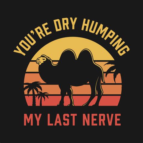 Youre Dry Humping My Last Nerve My Last Nerve T Shirt Teepublic