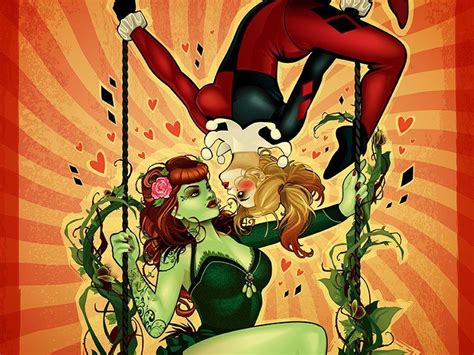 pin on harley quinn x poison ivy