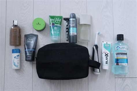 diy mens grooming kit  essential wash bag products michael