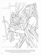 Coloring Beowulf Book Pages Books Publications Dover Choose Board sketch template