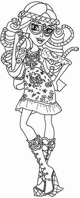 Coloring Monster High Pages sketch template