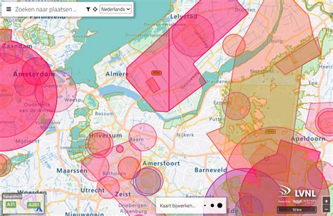 fly zones  nederland interactieve kaart