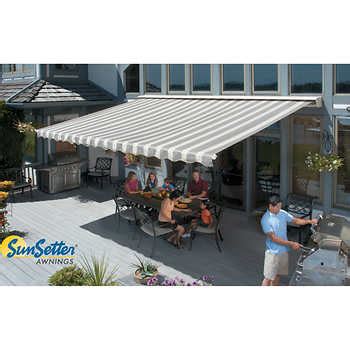 sunsetter manual retractable awning