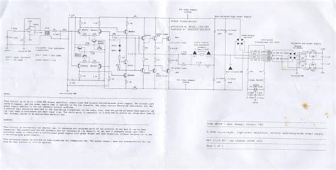 performance car  high power amplifier circuit diagram schematic