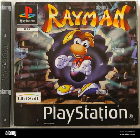 original playstation  cd box  cover  rayman  original game