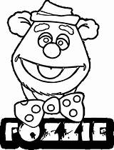 Bear Coloring Fozzie Wecoloringpage Pages sketch template