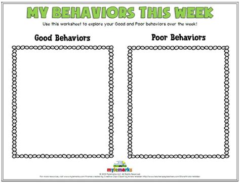 behavior worksheets kids behavior therapy worksheets child