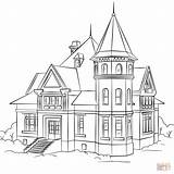 Coloring Pages Estate Real Getcolorings Color House Print sketch template