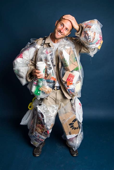 This Guy Is Wearing Every Piece Of Garbage He Generates