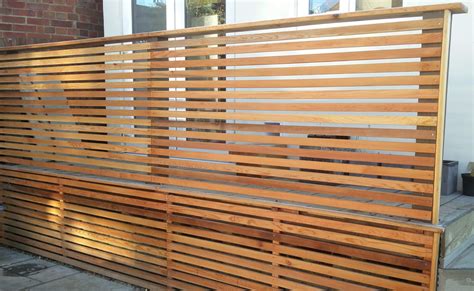 wood types  slatted fencing  cladding