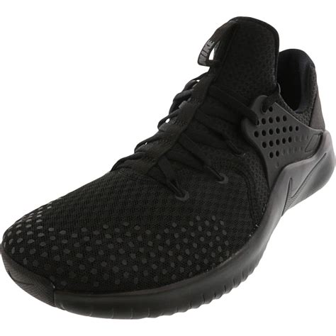 nike mens  trainer viii black ankle high fabric training shoes