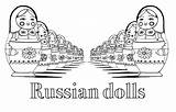 Colorare Bambole Russe Disegni Adulti Russische Puppen Malbuch Erwachsene Dolls sketch template