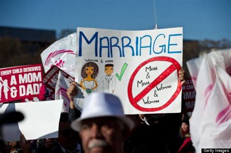 gay marriage protest signs aim for laughs shock outside supreme court