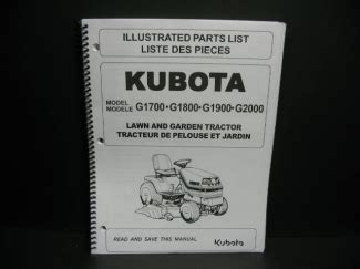 kubota zzdzgf parts catalogs