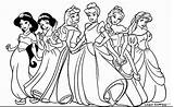Coloring Pages Princess Colouring Prinsess Pdf Popular sketch template