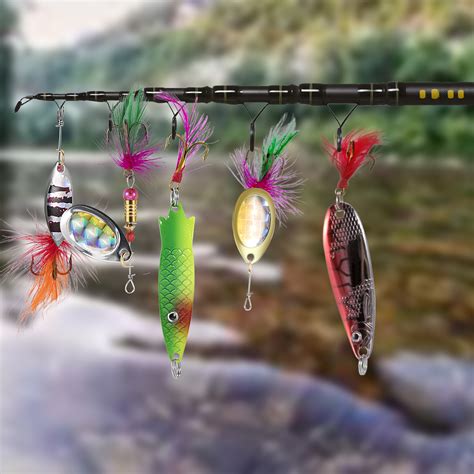 fishing lures spinnerbaits bass lures salmon trout fishing pc