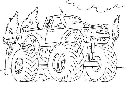 coloring pages monster trucks disney coloring pages kids