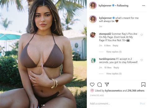 Kylie Jenner Throws Subtle Shade At Jordyn Woods With Bikini Snap