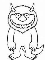 Wild Things Where Monster Coloring Pages Thing Clipart Clip Draw Birthday Party Cartoon Google Cliparts Book Search Library Printables Activities sketch template