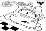 Mcqueen Coloring Lightning Cars Pages Drawing Pixar Line Racing Drawings Printable Kids Paintingvalley Color Print sketch template