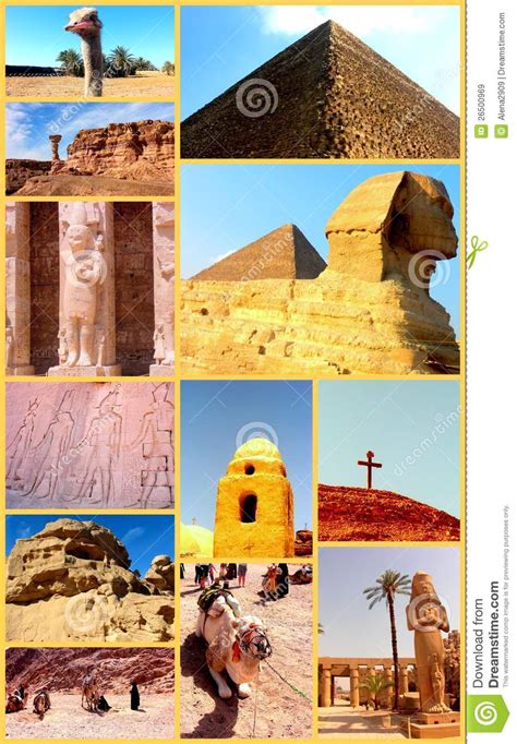 Amazing Egypt Collage Royalty Free Stock Images Image 26500969