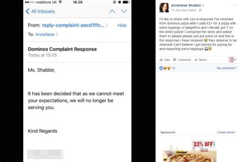 Pizza Fan Claims Domino’s Banned Her Because They Can T ‘meet Her