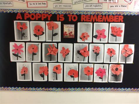 squires grade  class   poppy   remember