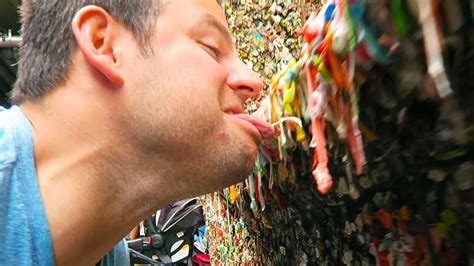 He Licked The Seattle Gum Wall Youtube