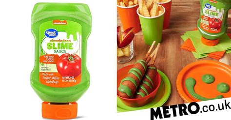 Nickelodeon Launches Green Ketchup Slime Sauce Metro News