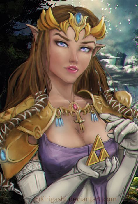 princess zelda  kirigashi  deviantart