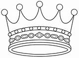 Coroa Rei Rainha Príncipe Recortar Bastante Trouxemos Variedade sketch template