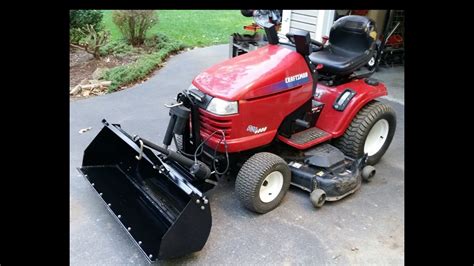 craftsman lawn mower front  loader kit minors garden center