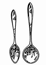Spoon Coloring Clipart Soup Kitchen Spoons Drawing Cooking Clip Utensils Pages Cliparts Clipartpanda Long Line Library Designlooter Printable Clipartmag Presentations sketch template