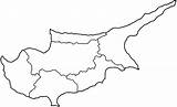 Cyprus Vierge Chypre Districts Pays Geographie Mapsof Letzte sketch template
