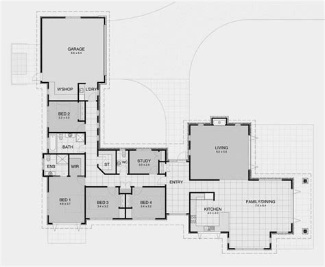 house plan  shaped house plans  courtyard pool  ideas