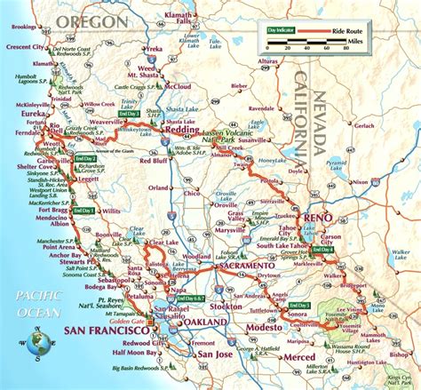 detailed california road highway map  pix wide  meg