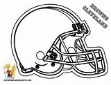 Coloring Football Helmet Pages Nfl Helmets Popular Coloringhome Browns Blank sketch template
