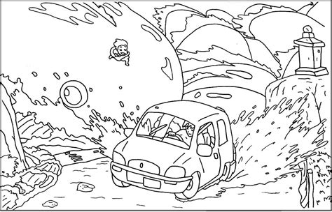 ponyo  coloring page  printable coloring pages  kids