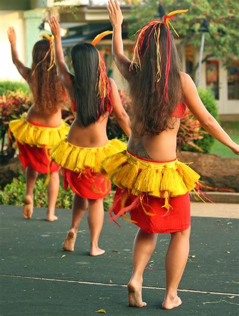 three lovely hula dancers from behind these are oldies but… flickr