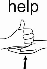 Sign Language Help Asl American Words Signs Clip Makaton Deaf Baby Word Clipart Please Hand Alphabet Toddler Kids Auslan Cliparts sketch template