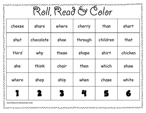 roll  read  printable printable word searches