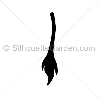 donkey tail silhouette