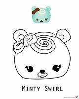 Noms Minty Swirl Scented sketch template
